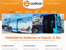 Tablet Screenshot of codican.mx
